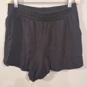H&M soft shorts, black, small